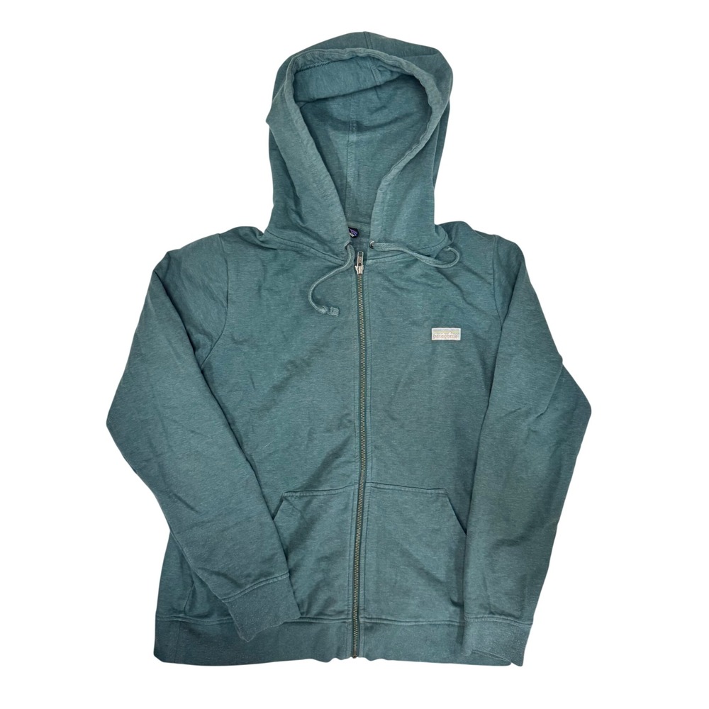 Patagonia Womens Ahnya Full-Zip Hoody Pastel P-6 Label Blue Heather L
